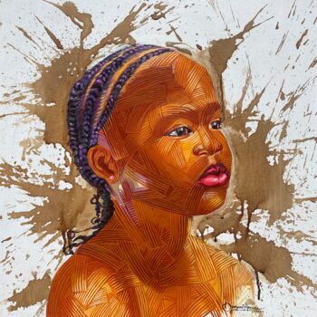 Pintura titulada "Future unfolds" por Opeyemi Aremu, Obra de arte original, Acrílico