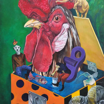 Pintura titulada "Toy 7" por Orestes Barrios Maranon, Obra de arte original, Acrílico