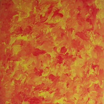 "Un Monde en Orange…" başlıklı Tablo Otto Frühwach tarafından, Orijinal sanat, Guaş boya