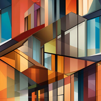 Arte digital titulada "Arquitectura Setent…" por Paco Fuente, Obra de arte original, Foto-montaje