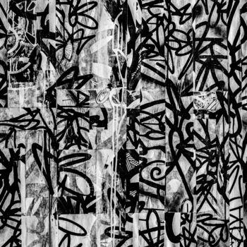 Pintura titulada "Grand Collage de Pi…" por Paf Le Piaf, Obra de arte original, Collages