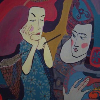 Painting titled "Love and care" by Paintings By Various Artists From Ukraine, Original Artwork, Oil