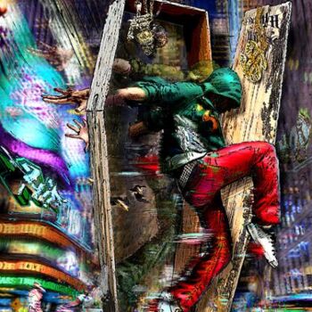 Arts numériques intitulée "hip-hop-pal-sarkozy…" par Pal Sarkozy De Nagy-Bocsa, Œuvre d'art originale