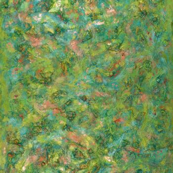 Картина под названием "Iapetus : 47" x 36"…" - Pamela Rys, Подлинное произведение искусства, Акрил