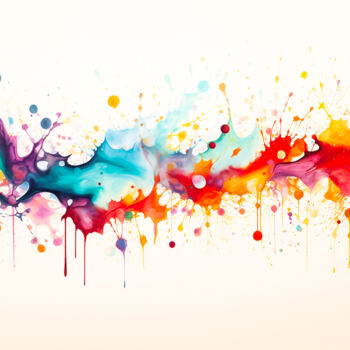 数字艺术 标题为“The Sound Of Colors” 由Paolo Chiuchiolo, 原创艺术品, AI生成的图像