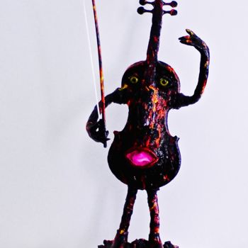 Scultura intitolato "Paganini Collection…" da Paolo Orlando, Opera d'arte originale, Resina