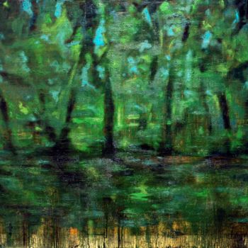 Painting titled "FOREST" by Pascal Buffard, Original Artwork