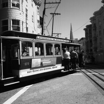 Photographie intitulée "TRAMWAY San Francis…" par Pascal Carro (PKRO), Œuvre d'art originale, Photographie non manipulée