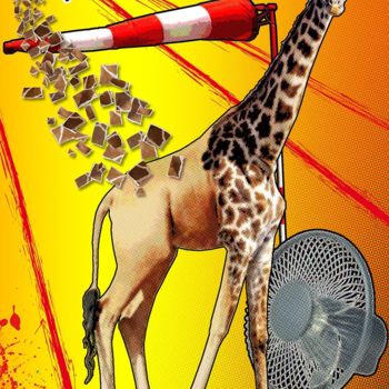 Цифровое искусство под названием "Girafe" - Pascal Lenoble, Подлинное произведение искусства