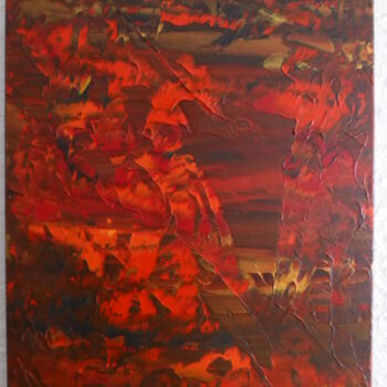 Painting titled "RED 2016" by Pascal Russi (PRussi), Original Artwork, Acrylic