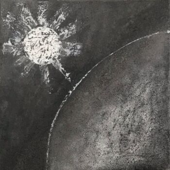 Картина под названием "La terre" - Pascale De Iudicibus, Подлинное произведение искусства, Акрил Установлен на Деревянная ра…