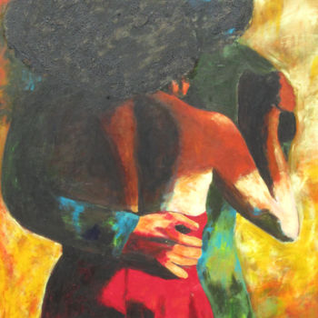 Pittura intitolato "tango" da Pascale Garnier, Opera d'arte originale