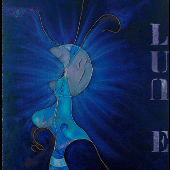 绘画 标题为“Lune” 由Pascal Stutz, 原创艺术品, 油