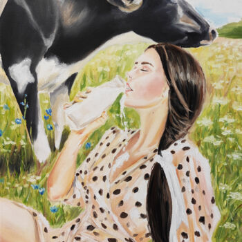 Milkmaid, Erotic painting