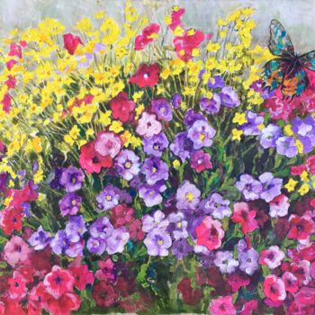 Pintura titulada "Spring and Summer F…" por Patricia Clements Art, Obra de arte original, Oleo Montado en Bastidor de camill…