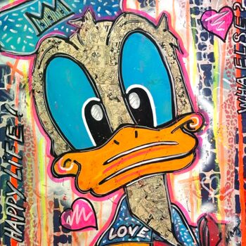 제목이 "Donald love life"인 미술작품 Patricia Ducept (Art'Mony)로, 원작, 아크릴