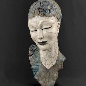 Sculpture titled "Yin" by Patricia Grenier, Original Artwork, Ceramics