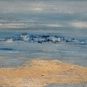 Painting titled "Plage de rêve" by Patricia Concordet (Patriciachevalblanc), Original Artwork, Acrylic