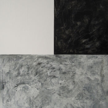 Malarstwo zatytułowany „Noir / gris / blanc” autorstwa Patrick Maillard, Oryginalna praca, Akryl