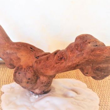 Sculpture titled "Canidinosaurus-" by Patrick Nevoso, Original Artwork, Wood