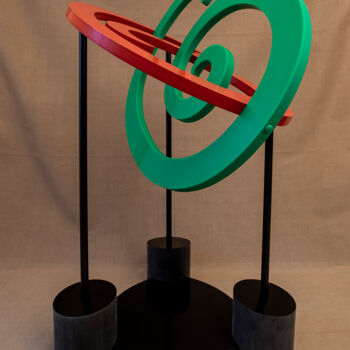 Скульптура под названием "Spirale" - Paul Bán, Подлинное произведение искусства, Пластмасса