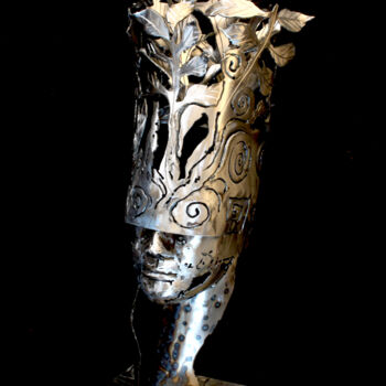 Rzeźba zatytułowany „Metall Skulptur 01/…” autorstwa Paul Bielec, Oryginalna praca, Metale