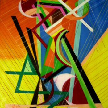 제목이 "Vaso con 3 mele (96…"인 미술작품 Paul Bonnie Kent로, 원작, 기름