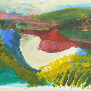 Painting titled "conway-valley-study" by Paul Mckee, Original Artwork