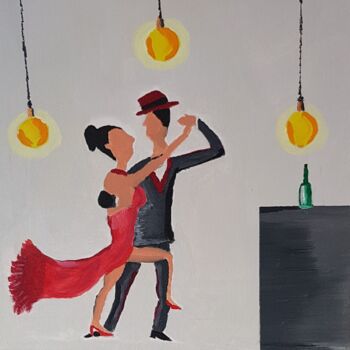 "Spanish dancers" başlıklı Tablo Paul O'Neill tarafından, Orijinal sanat, Akrilik