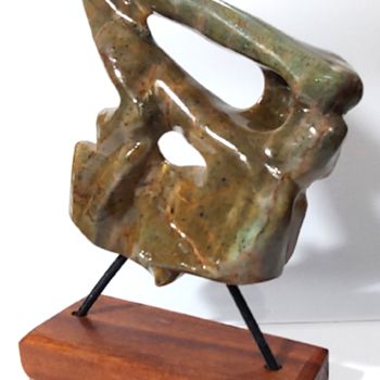 Sculptuur getiteld "Sem Título" door Leila Viana, Origineel Kunstwerk, Steen