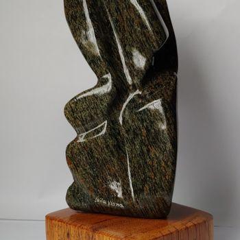 Sculpture titled "Abstrata 8" by Leila Viana, Original Artwork, Stone