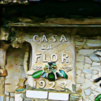 Картина под названием "Detalhe Casa da Flor" - Paulo Pinheiro, Подлинное произведение искусства, Цифровая живопись