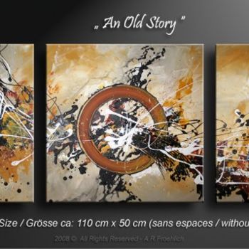 绘画 标题为“AN OLD STORY” 由Acryliks, 原创艺术品, 油