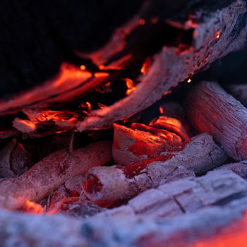 Photographie intitulée "Feu 21" par Pierre Boillon, Œuvre d'art originale, Photographie numérique