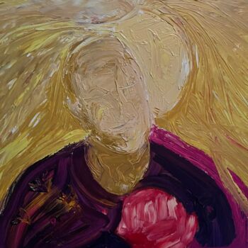 Картина под названием "Объятия души" - Olga Pecherskaia, Подлинное произведение искусства, Акрил