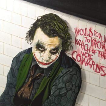 Painting titled "Joker II" by Peda Radovanovic, Original Artwork, Oil