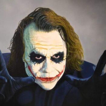 Malarstwo zatytułowany „Joker” autorstwa Peda Radovanovic, Oryginalna praca, Olej