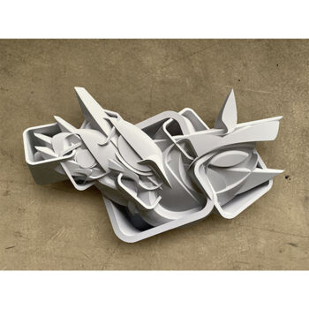 Estampas & grabados titulada "Float Range" por Peeta, Obra de arte original, Impresión digital
