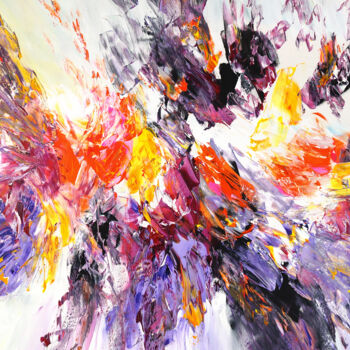 Peinture intitulée "Delightful Energy L…" par Peter Nottrott, Œuvre d'art originale, Acrylique