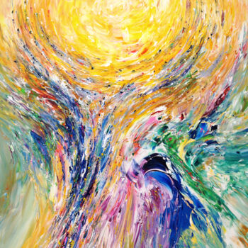 Pintura intitulada "Let The Sun Shine L…" por Peter Nottrott, Obras de arte originais, Acrílico