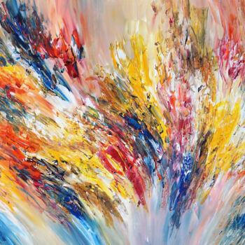 Peinture intitulée "Positive Vitality X…" par Peter Nottrott, Œuvre d'art originale, Acrylique