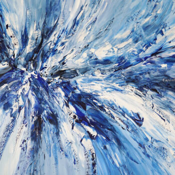 Pintura titulada "Blue Adventure L 2" por Peter Nottrott, Obra de arte original, Acrílico