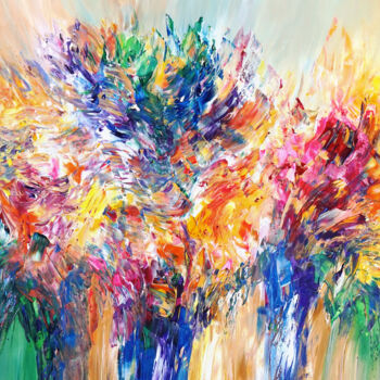 Peinture intitulée "Summertime Symphony…" par Peter Nottrott, Œuvre d'art originale, Acrylique