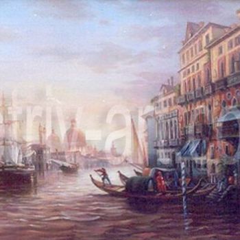 Malerei mit dem Titel "Венеция" von Vladimir Petriv, Original-Kunstwerk, Öl
