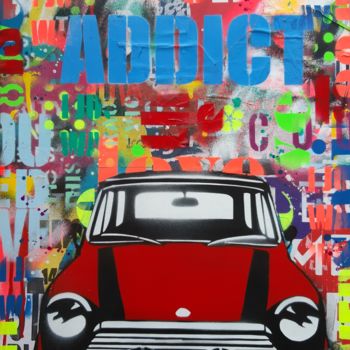 "Addict" başlıklı Tablo Philippe Euger tarafından, Orijinal sanat, Sprey boya