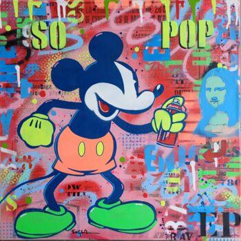 Schilderij getiteld "So pop" door Philippe Euger, Origineel Kunstwerk, Graffiti