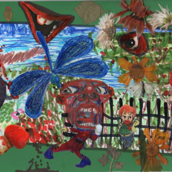 Collages titulada "Prince Rupert awake…" por Phil Colisov, Obra de arte original, Otro