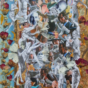 Collages getiteld "Social Grace." door Phil Colisov, Origineel Kunstwerk, Anders