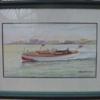 Painting titled "Runabout Appel" by Philippe Conrad, Original Artwork