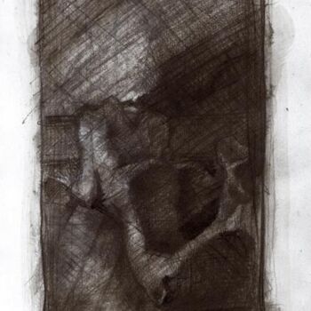 Pintura titulada "Etude en noir" por Philippe-Emmanuel Amirault, Obra de arte original